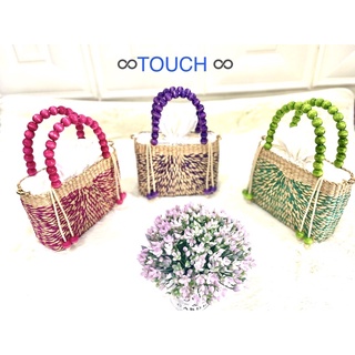 ❌❌Sale💯❌❌🌈Candybag🌈💯Handmade💯#กระเป๋าสาน_งานพรีเมี่ยม🌸น่ารักม้ากกกกก💓ถอดสายได้_เปลี่ยนสายได้🎀กระเป๋าสะพาย🛍กระเป๋าถือ🛍