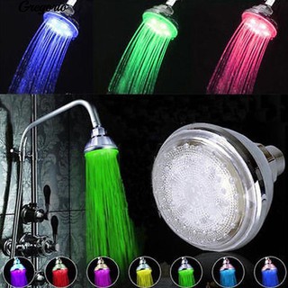 Gregorio 7 สีเปลี่ยนหลอดไฟ LED Shower Shower Head แบบอัตโนมัติ