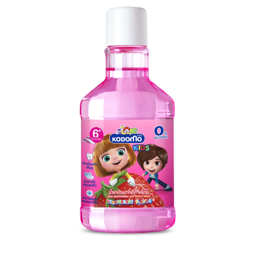 KODOMO น้ำยาบ้วนปากเด็ก โคโดโม 250 ml (เลือกกลิ่นได้)