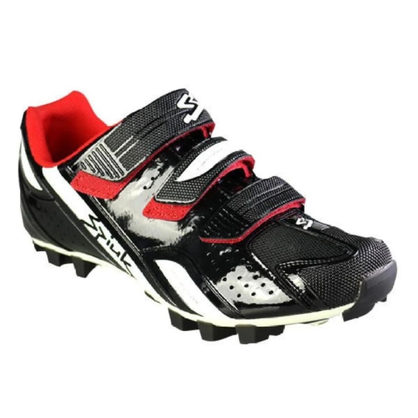 รองเท้าปั่นจักรยาน MTB Spiuk  Rocca02  Size41 / uk8  (Black-White)