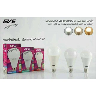 หลอดไฟกลม LED E27 Hi-watt A90 20w 30000hrs EVE รับประกัน1ปี