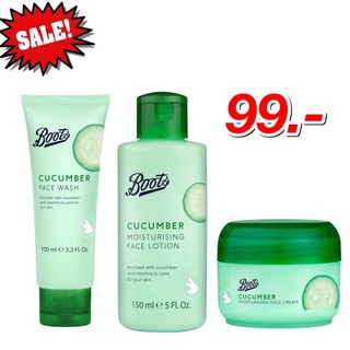 Boots Cucumber บู๊ทส์ คิวคัมเบอร์ มอยเจอร์ไรซิ่ง  ผลิตภัณฑ์บำรุงผิวหน้า