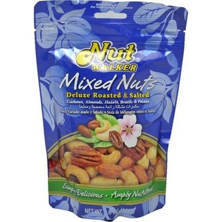 Nut Walker Roasted &amp; Salted Mixed Nuts 160g  นัทวอล์คเกอร์ถั่วรวมอบเกลือ 160 กรัม