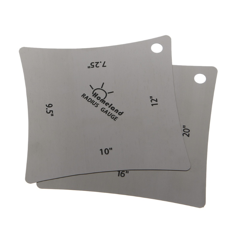 ESP 2pcs Guitar Radius Gauge Guitar Fretboard Measure Tool Accessory Parts ราคา ถูกที่สุด ดีลบีเคเค แกลเลอรีภาพที่ 7
