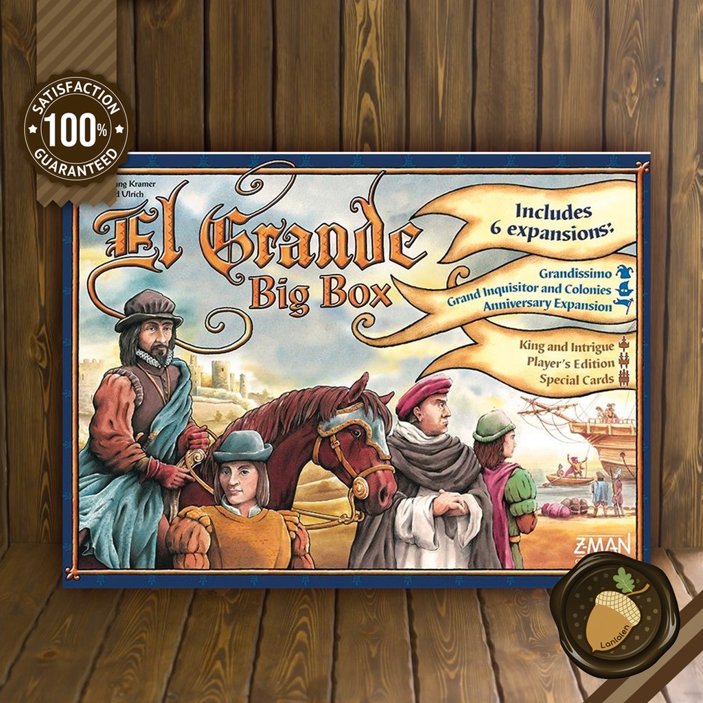 El Grande Big Box บอร์ดเกม คู่มือภาษาอังกฤษ (Boardgame บอร์ดเกม การ์ดเกม เกม)