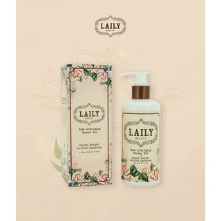 กลิ่นหอมติดตัว เจลอาบน้ำ กลิ่นกุหลาบ ต่อต้านริ้วรอย LAILY Shower Gel 300ml