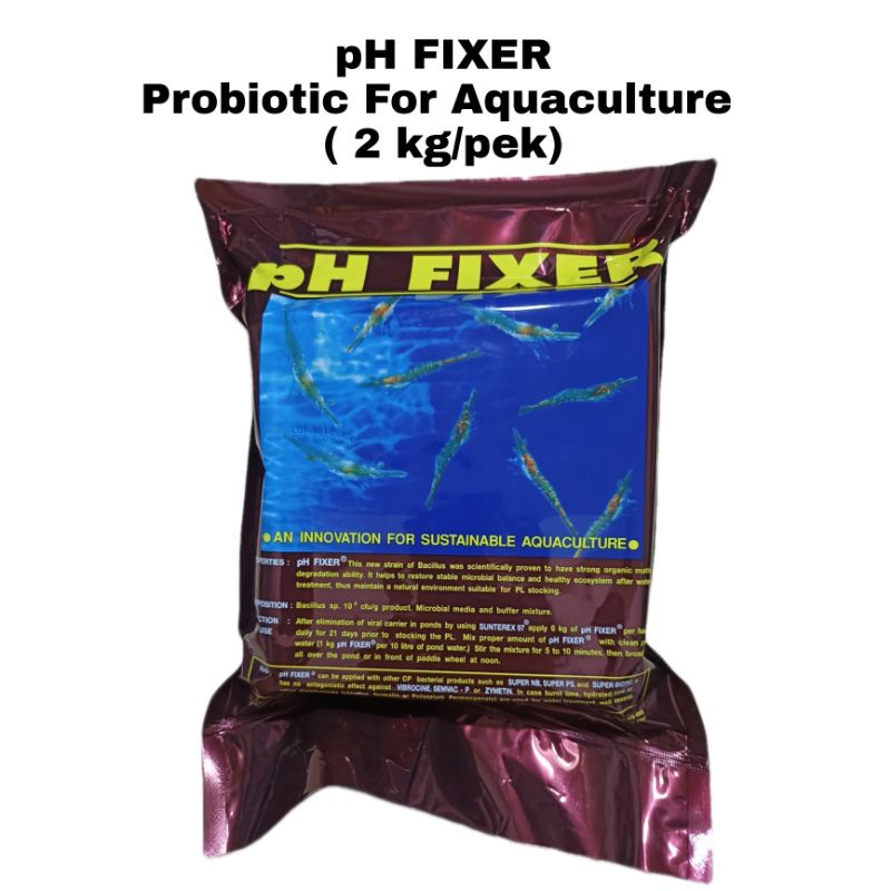 Ph Fixer - โปรไบโอติก สําหรับเลี้ยงสัตว์น้ํา (2 กก. / pek)