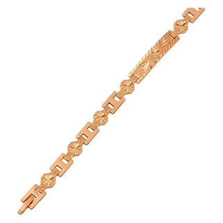 TANITTgems สร้อยข้อมือลายสำหรับผู้ชาย รุ่น BG71523 - Rose Gold#1011