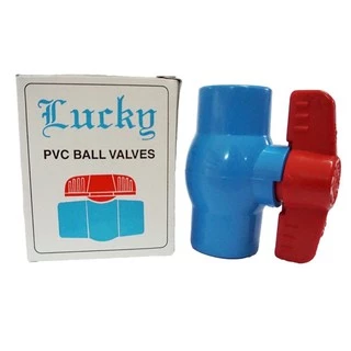 บอลวาล์ว 4 หุน Lucky ประตูน้ำ pvc 1/2" Ball Valve PVC 1/2"