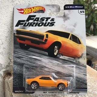 Hotwheels premium fast&amp;furious 1/4 mile muscle  ‘67 Chevrolet Camaro