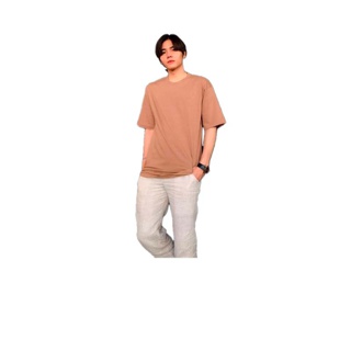 เสื้อยืดโอเวอร์ไซส์ Oversize street แขนสั้น สีพื้น