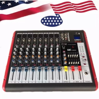 🔥SALE🔥 เพาเวอร์มิกเซอร์ มิกเซอร์ 8ช่อง Power Mixer เครื่องเสียง ขยายเสียง Power mixer ( 8 channel ) รุ่น FXQ8/16