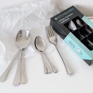 Kitchen Pro Cutlery Set ชุดช้อนส้อมสแตนเลส เซ็ต12ชิ้น