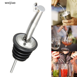 wei Liquor Pourer Flow Wine Bottle Pour Spout Stopper Stainless Steel Cap ie