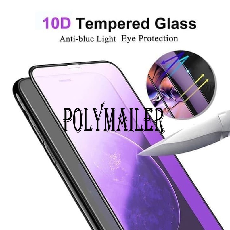 กระจกนิรภัย Bluray Anti Blue Light Full 10D OPPO A5S F9 F9PRO K1 A7 A12 A91 pro