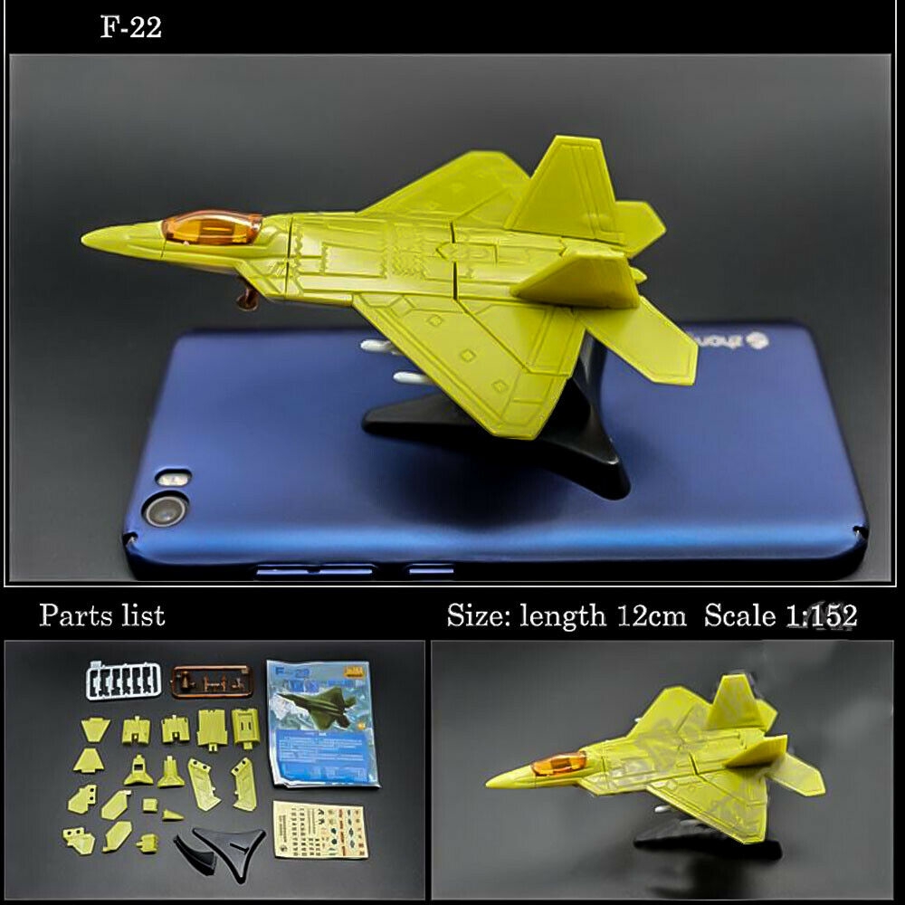 4D ประกอบ Fighter Model Collection ปริศนาของเล่นรูป F-22 Fighter Raptor