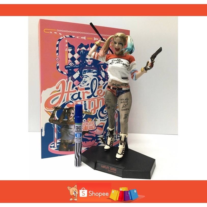 Suicide Squad Harley Quinn with Gun Collectible Figure Model Toys โมเดล ฟิกเกอร์
