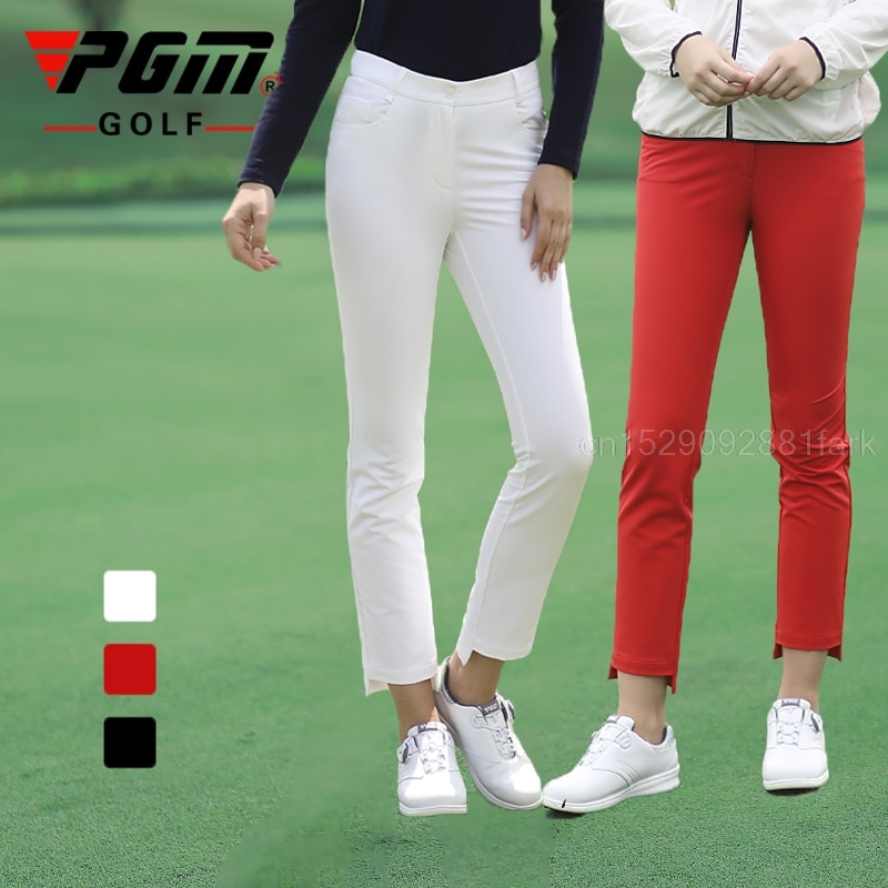 golf trousers elastic ankle