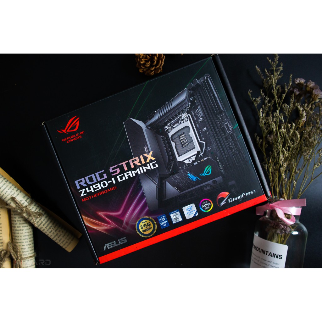 [ผ่อน 0%]MAINBOARD (เมนบอร์ด) ASUS ROG STRIX Z490I GAMING (มือสอง)