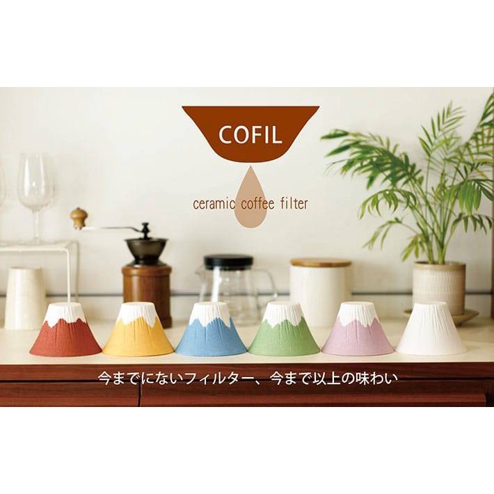 Cofil fuji dripper no filter ถ้วยดริฟไม่ต้องใช้กระดาษกรอง dripper no filter dripดินเผา