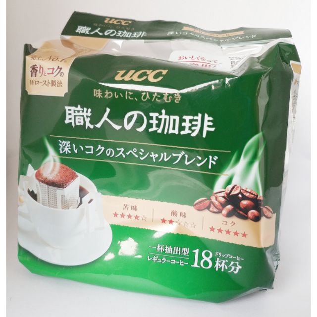 ถูกที่สุด Drip Coffee  UCC : Special Blend ห่อสีเขียว