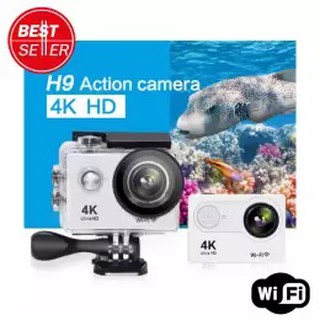 SALEup กล้อง Action Camera H9R 4K Ultra HD กล้องวีดีโอขนาดเล็กที่พร้อมลุยไปกับคุณในทุกสถานการณ์ ( แถมฟรี พร้อมรีโมท )