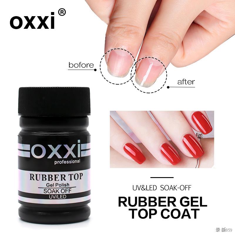 OXXI 30ml Rubber Base and Top Manicure Thick Nail Base Coat UV Led Gel Nail  Polish for Nail Art Soak off Lasting Nails P | Shopee Thailand