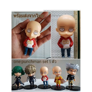 พร้อมส่งone punch manหุ่น5ตัว/วันพันช์แมนหุ่น5ตัว