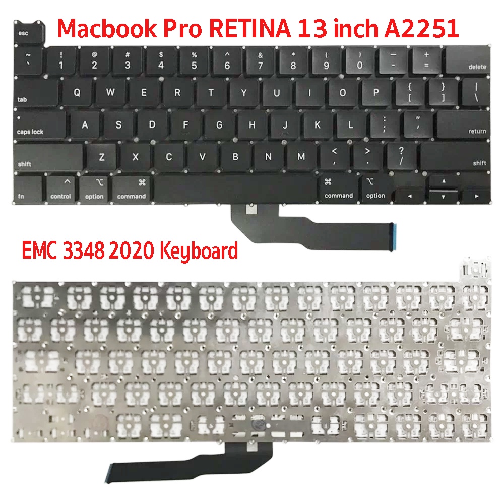 Pro RETINA 13 inch A2251 EMC 3348 2020 Keyboard