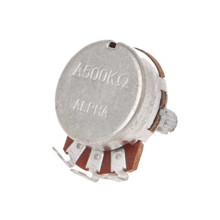 Spmh A500K Potentiometer Splined พอทกีตาร์เบสไฟฟ้าเพลาเสียงเอฟเฟค 15 มม. เส้นผ่าศูนย์กลาง 24 มม.