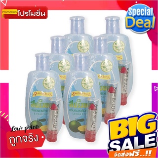สปริงซอง ครีมถนอมผิว สูตรมะนาว พร้อมลิปสติก ขนาด 100 มล. แพ็ค 6 ขวดSpring Song Lemon Cream + Lipstick 100 cc x 6