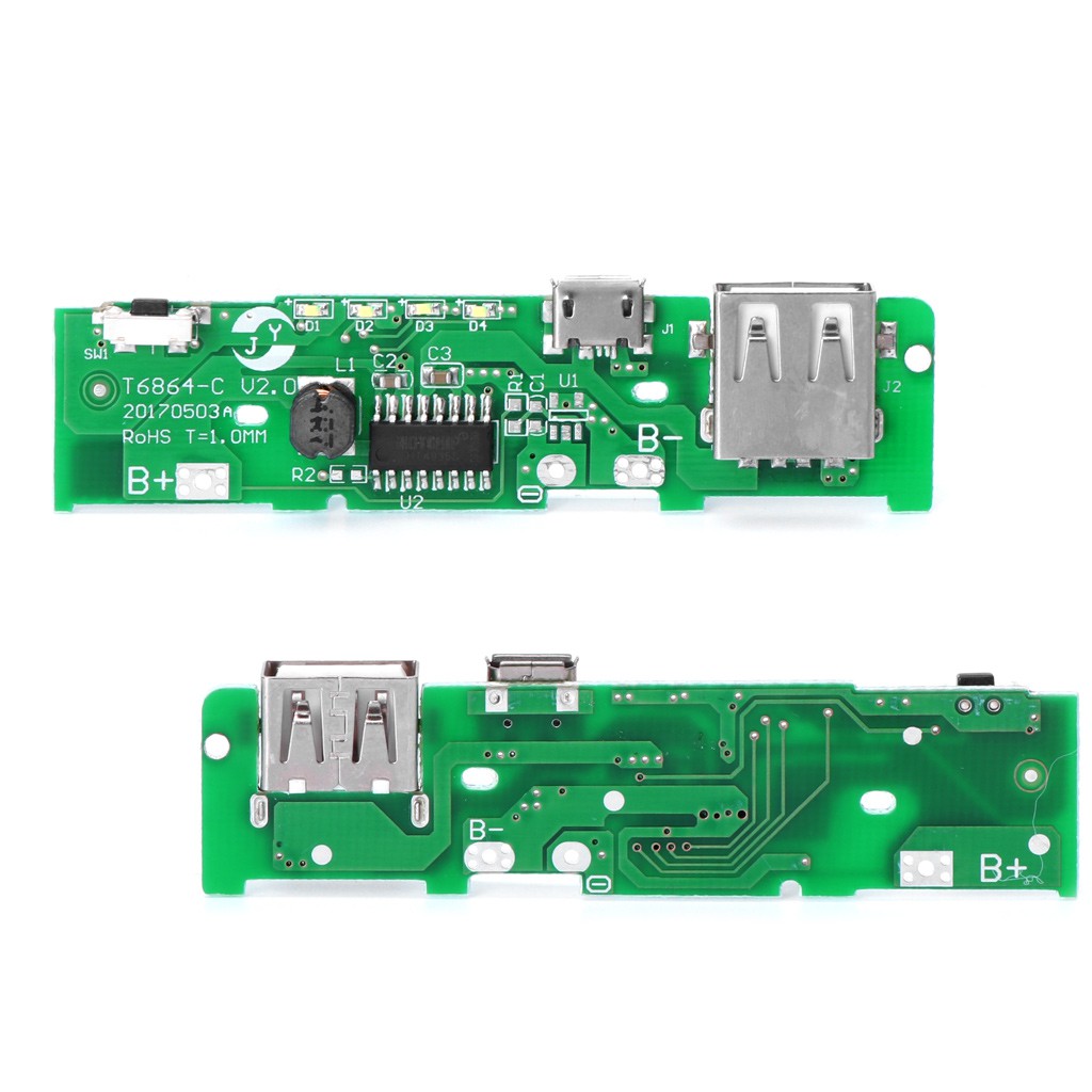 kiss* USB 5V 2A Mobile Phone Power Bank Charger PCB Board Module For 18650 Battery