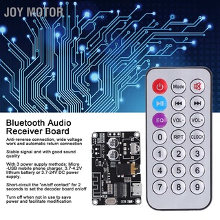 JOY Motor Bluetooth Audio Receiver Board Stereo Power Amplifier Module with Remote Control XY-WRBT