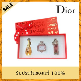 "น้ำหอมแท้" Dior perfume Jadore Eau de Parfum5ml+ Dior Addict EAU FRAICHE 5ml+ Miss Dior Blooming Bouquet Q3