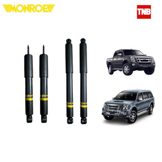 monroe oespectrum โช๊คอัพ รถกระบะ รุ่น ISUZU DMAX 4wd hilander ดีแม็ก 4x4 ยกสูง MU-7 ปี 2002-2011