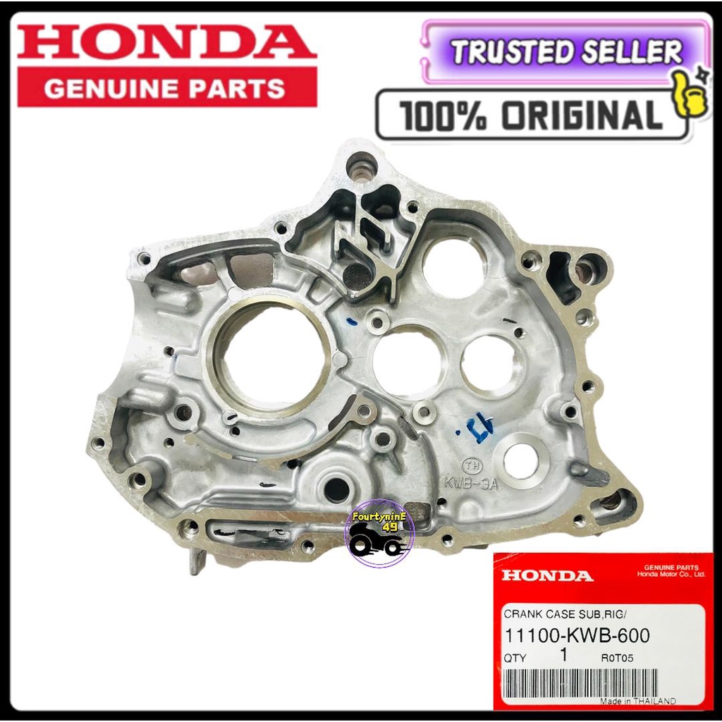 WAVE110 / EX5 DREAM 110 / DX110 / ALPHA / CX110 / DASH110 R/H CRANKCASE COVER / ฝาครอบเครื่องยนต์