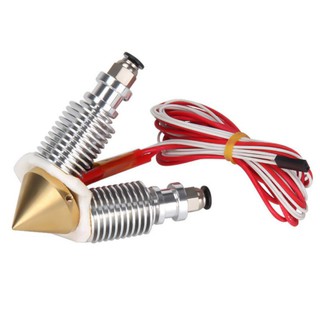 Brass Diamond Extruder Reprap Hotend Heatsink 3 IN 1 OUT Multi Nozzle Kit