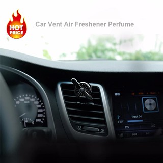 Car Vent Air Freshener Perfume น้ำหอมปรับอากาศในรถ เสียบช่องปรับอากาศ - สีดำ