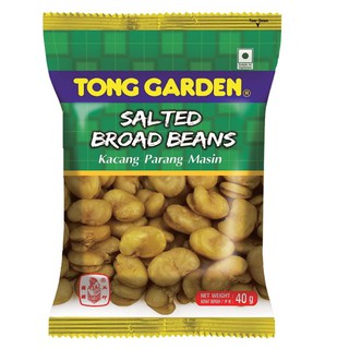 ทองการ์เด้น ถั่วปากอ้าอบเกลือ ขนาด 40 กรัม แพ็ค x 6 ถุง Thong Garden Salted Broad Bean Nuts 40 g. Pack x 6 Bags