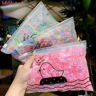 1000Pcs Girls Disposable Rubber Band Hair Rope