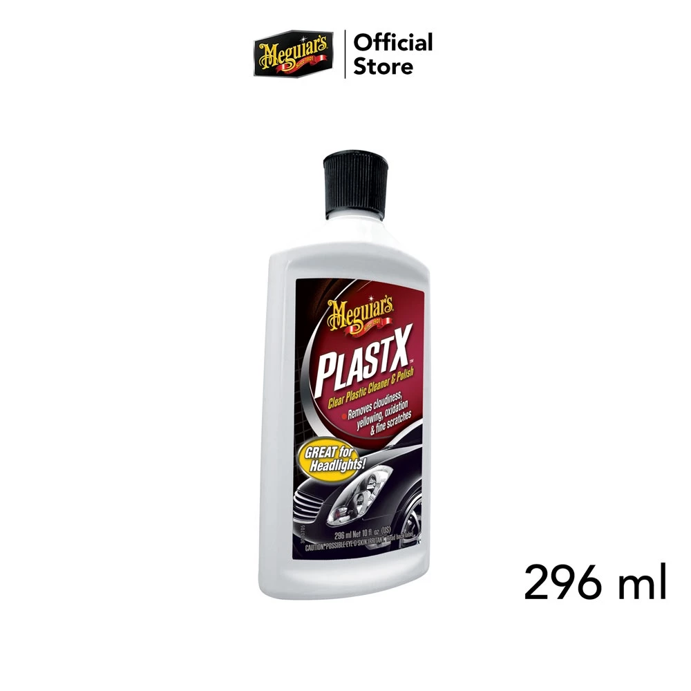 Meguiar's G12310 PlastX พลาสเอ็กซ์ น้ำยาฟื้นฟูสภาพผิวพลาสติก ขนาด 296 ml