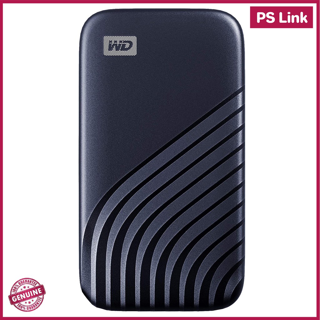 Western Digital WD My Passport SSD 1TB, Blue, Speed Up To 1050 MB/S (External SSD เอสเอสดีพกพา M.2) 