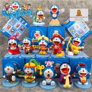 โมเดลโดเรม่อน Doraemon ขนาดสุง 5-8 CM | 1 SET มี 6 ตัว พร้อมส่ง เก็บปลายทางได้