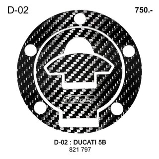 Woods กันรอยฝาถัง คารบ์อนแท้ สำหรับ Ducati 848 Monster 821 797