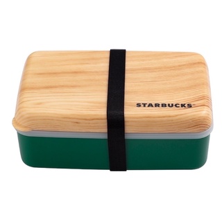 🔥ลดแรง‼️⚡️Starbucks เซ็ตกล่องข้าวสตาร์บั๊คพร้อมตะเกียบ ชุดกล่องข้าวเบนโตะ 🍱 กล่องข้าวพลาสติกเรียบหรู✨