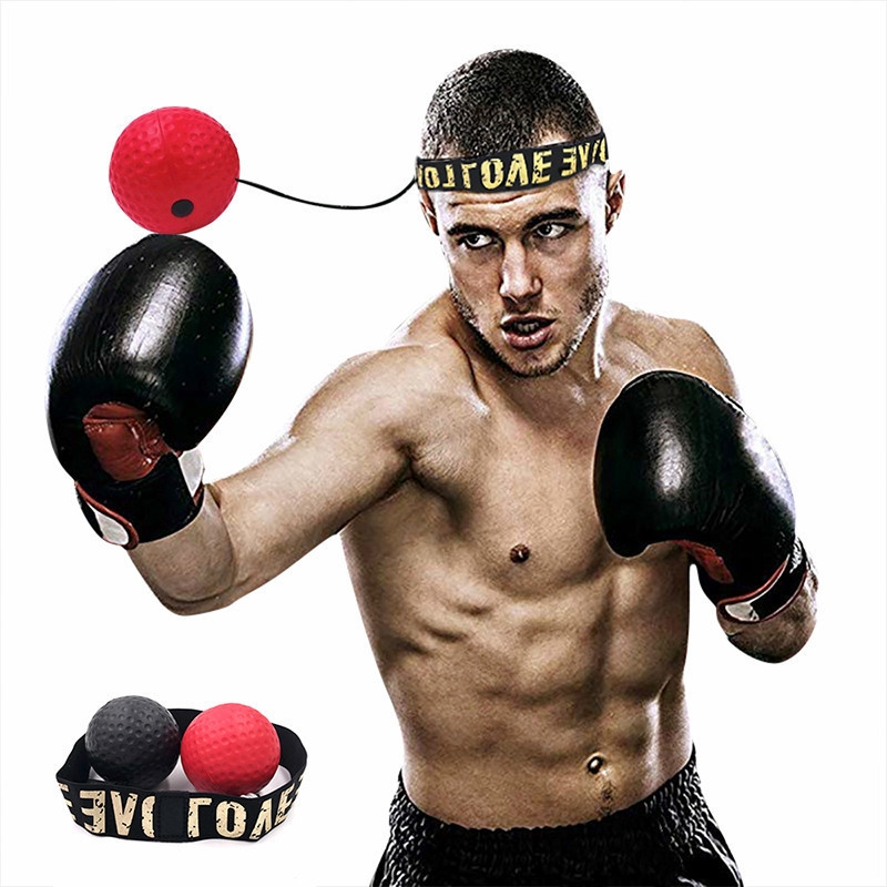 Speed Reflex Fight Ball & Head Band MMA Boxing Training Punch Boxer Box Exercise 