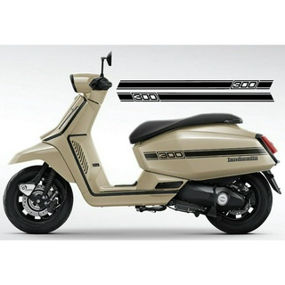 สติ๊กเกอร์ ฝาข้าง lambretta x300 sr 1 ชุด ซ้ายขวา