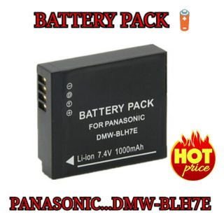 Battery DMW-BLH7E FOR PANASONIC CAMERA GM5,GF7,GM1,GM1K,GM1S,...,(Black)