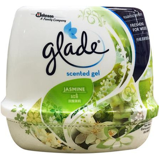 เจลปรับอากาศ GLADE SCENTED 180 กรัม กลิ่นมะลิ ให้ความหอมสดชื่นยาวนาน และกลบกลิ่นอันไม่พึงประสงค์