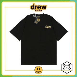 เสื้อยืดแขนสั้น ผ้าฝ้าย ทรงหลวม พิมพ์ลายตัวอักษร Drew smiley Justin Bieber แฟชั่นสําหรับผู้ชาย และผู้หญิง ผ้าฝ้าย 100%